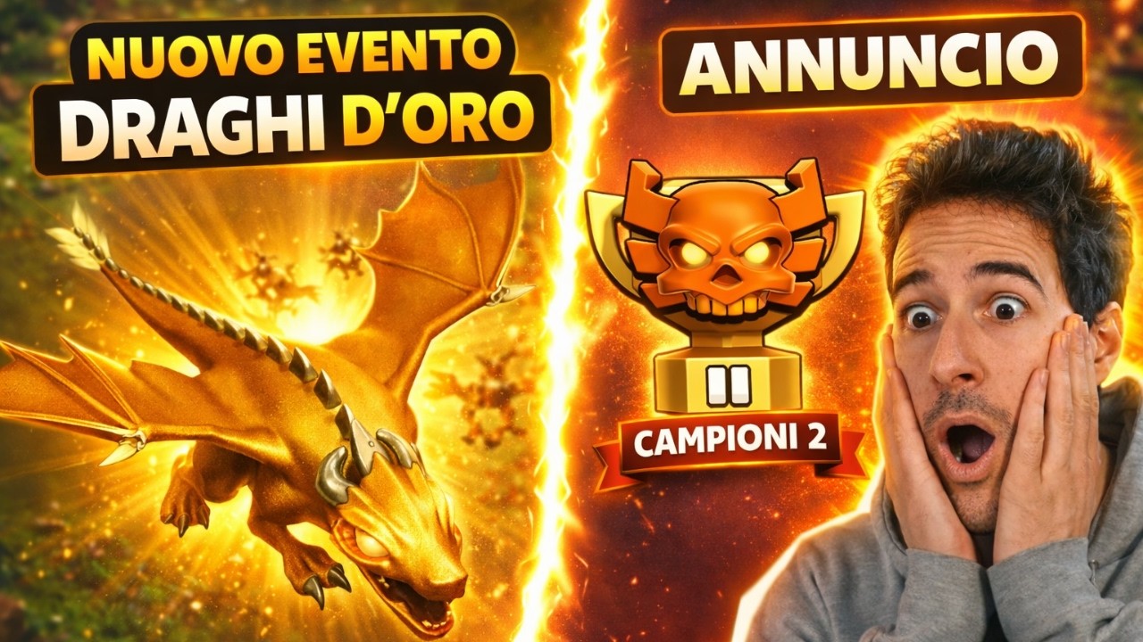 DRAGHI D'ORO: Come Fare Milioni + Annuncio CWL! 🏆- Clash of Clans ITA