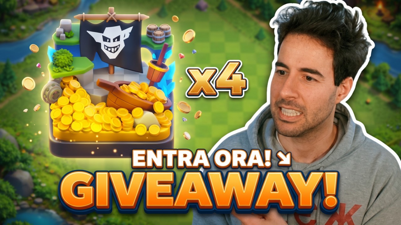 REGALO 4 SCENARI GROTTA GOBLIN! 🎁 (Partecipa Ora) - Clash of Clans ITA