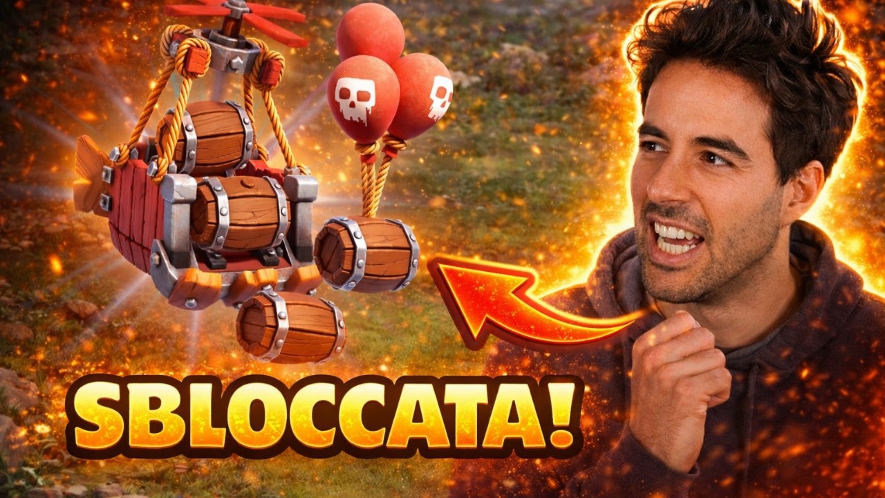 FINALMENTE MIA! La Sky Wagon è DEVASTANTE! 🚀 - Clash of Clans ITA