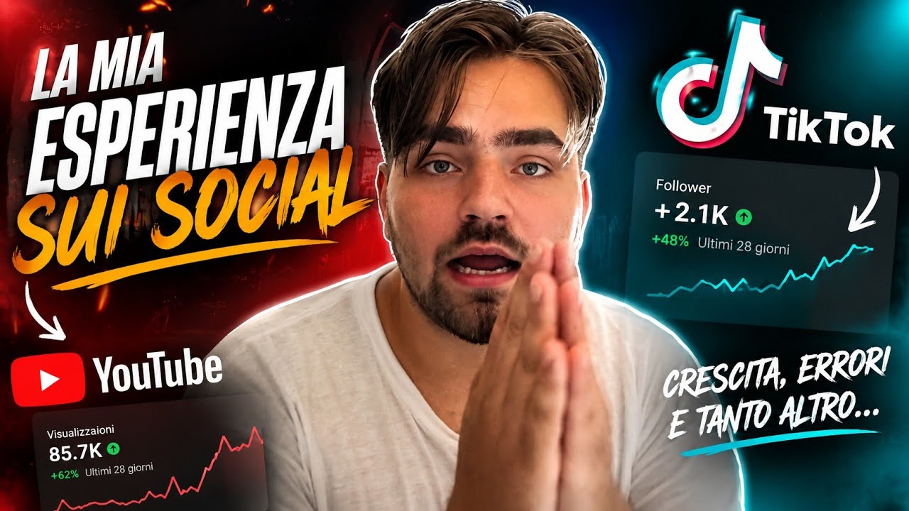 La mia VERA esperienza sui Social: tra YouTube, TikTok e tanti errori