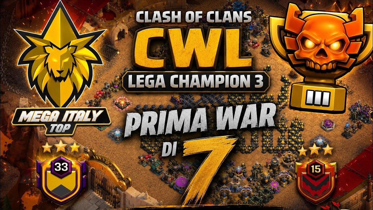 🔥 Champion 3 è iniziata! Prima Guerra DURISSIMA ma VINCIAMO! 🏆
