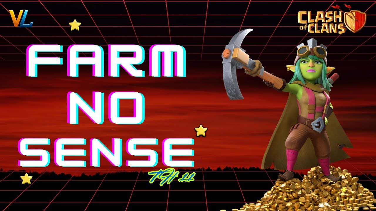 Il farm più goloso di sempre! Muri max in 1 ora th 11 | Clash of Clans ITA