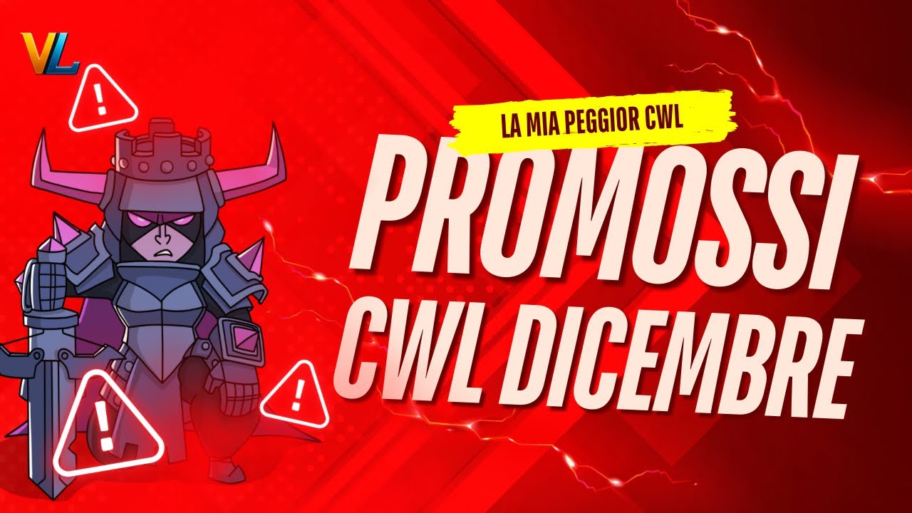 La mia peggior CWL di sempre ….