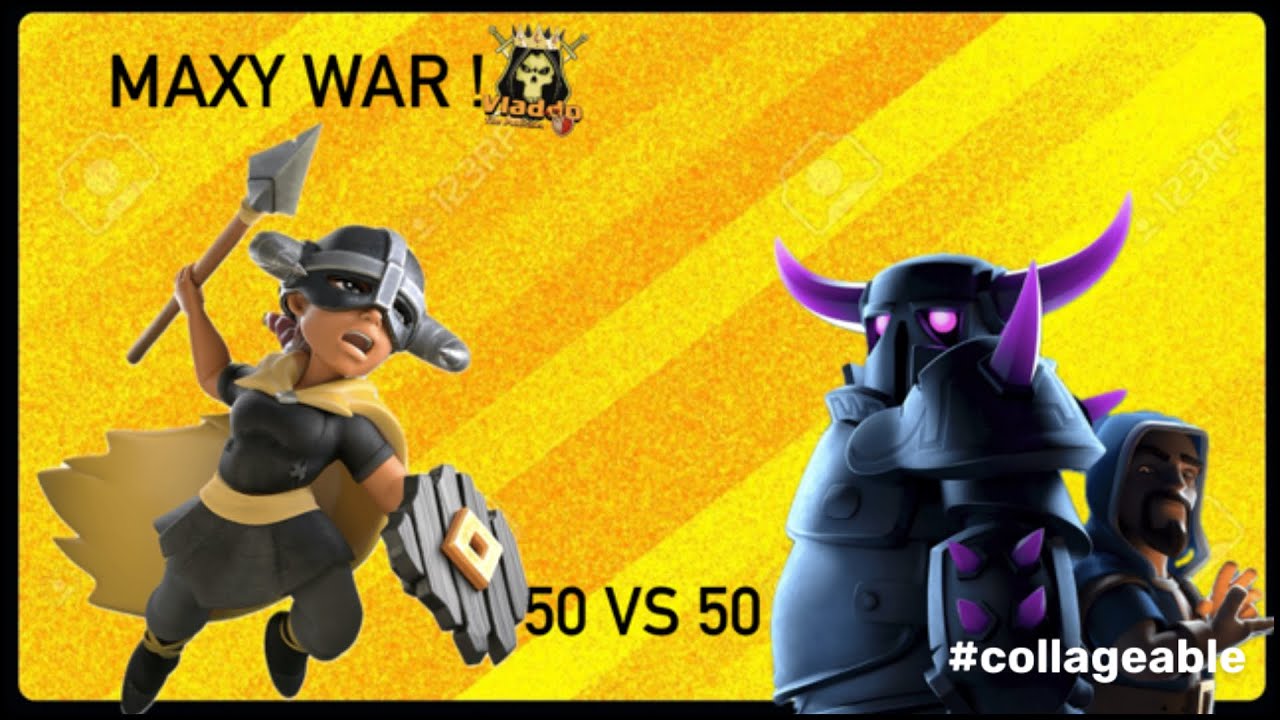 Maxi war 50 vs 50 | Pekkatori on 🔥 | Clash of clans