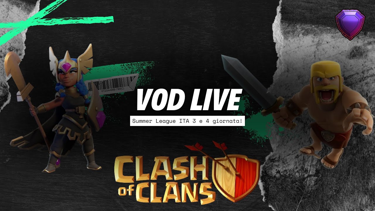 Vod live 3 e 4 giornata di Summer Cup | Clash of Clans Tournament