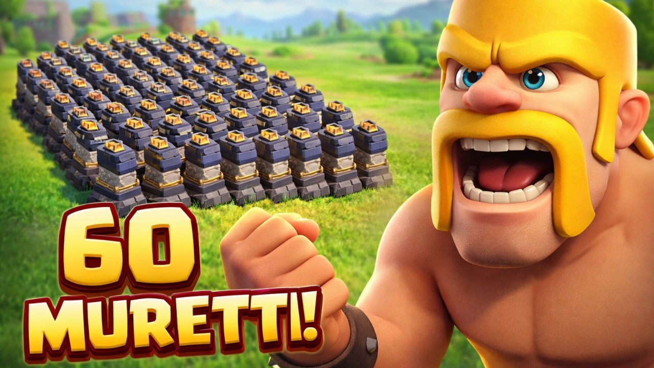 FINALMENTE MAXATI! 😍 I 60 Muretti più difficili di sempre! - Clash of Clans ITA