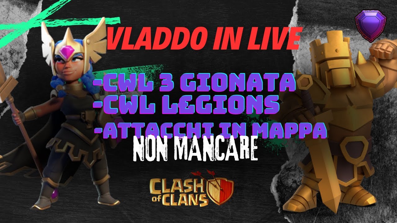 Attacchi in mappa , CWl e sfide con la chat | Clash of Clans italia