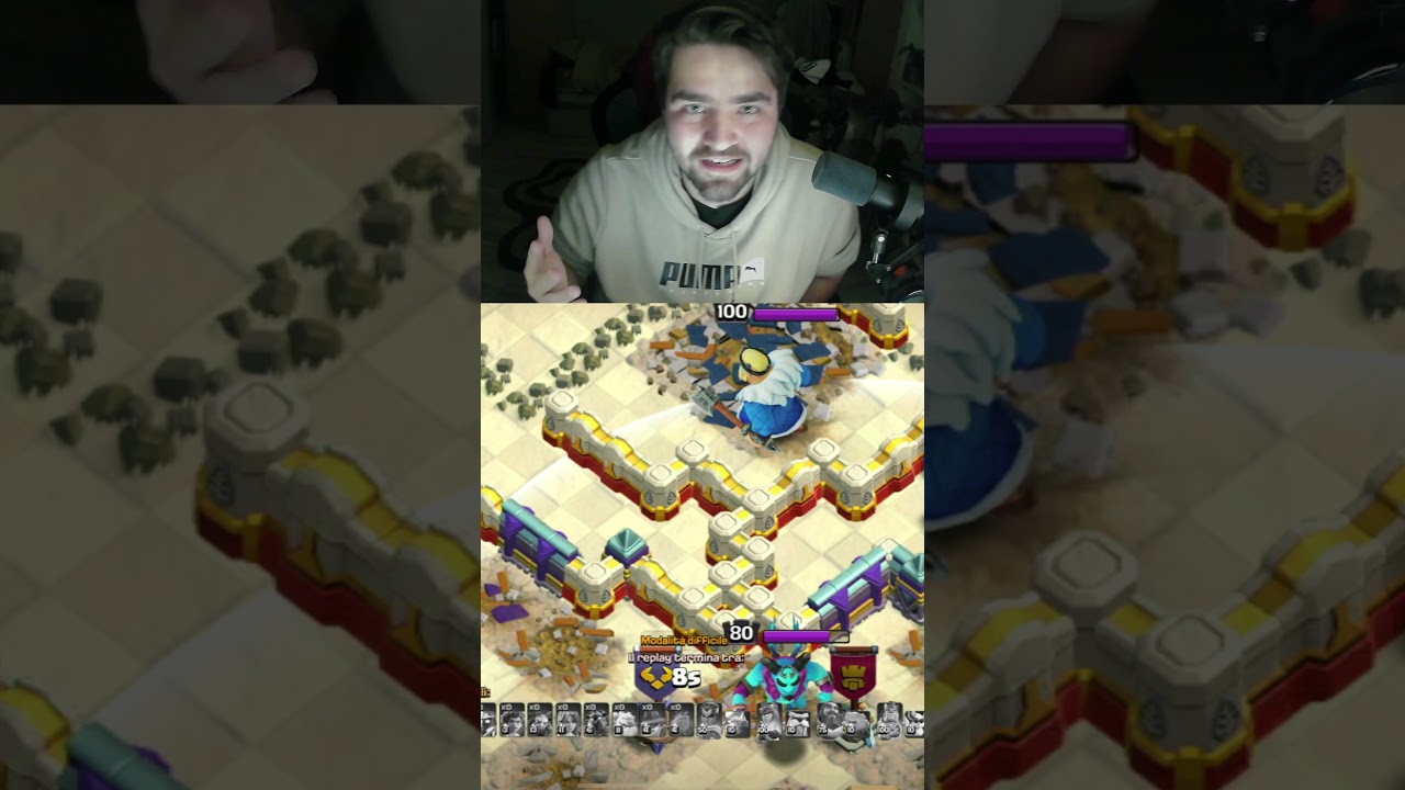 Broooo #shorts #shortvideo #bug #clashofclans #clashofclansitalia #gaming  #coc #clips  #perte