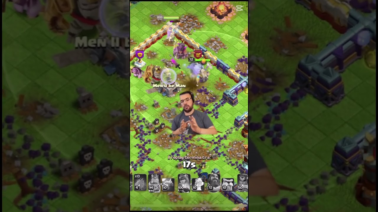 100% #clashofclans #perte #coc #gaming #clahsofclans #clashofclansitalia #games