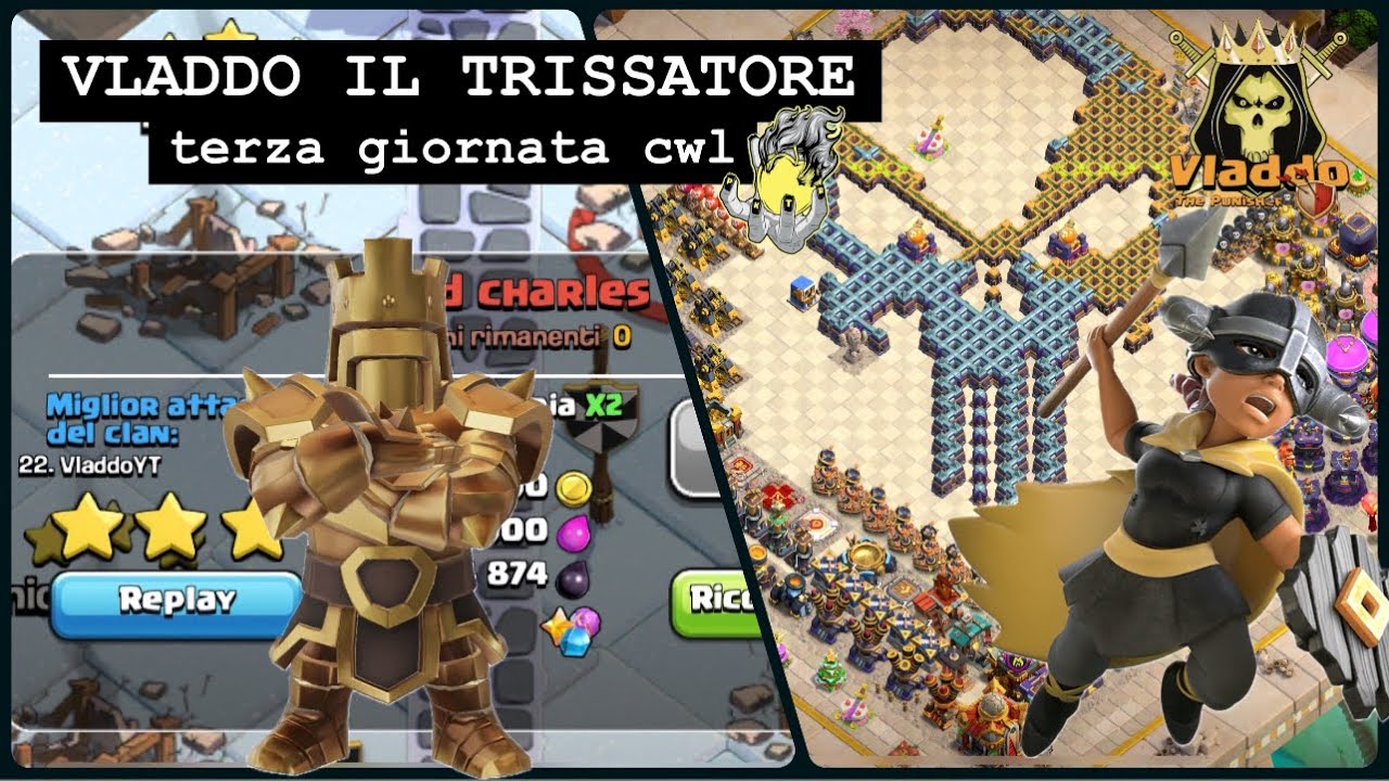 Il maestro dei triss | terza giornata di cwl | Clash Of Clans