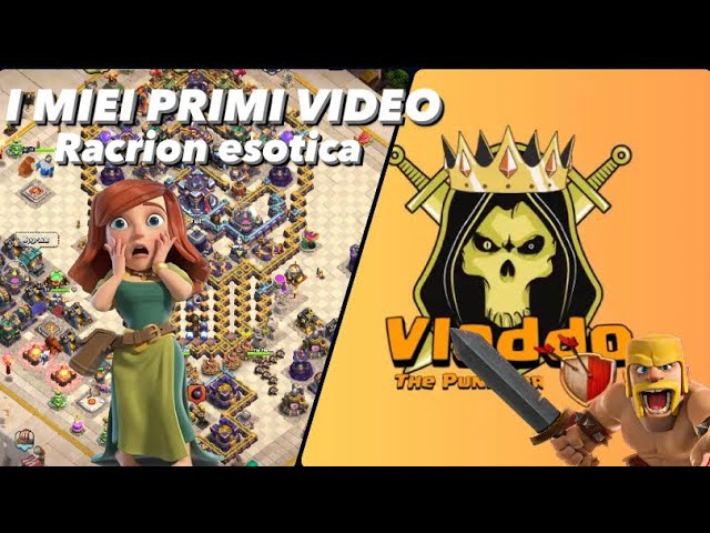 Regisco ai miei primi video | Comè cambiato il mio canale e il mio villaggio su clash | Reaction