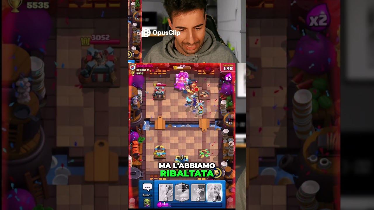 Arena 16 Impossibile_ Vittoria Incredibile Contro Log! #clashroyale #supercell #win #shorts