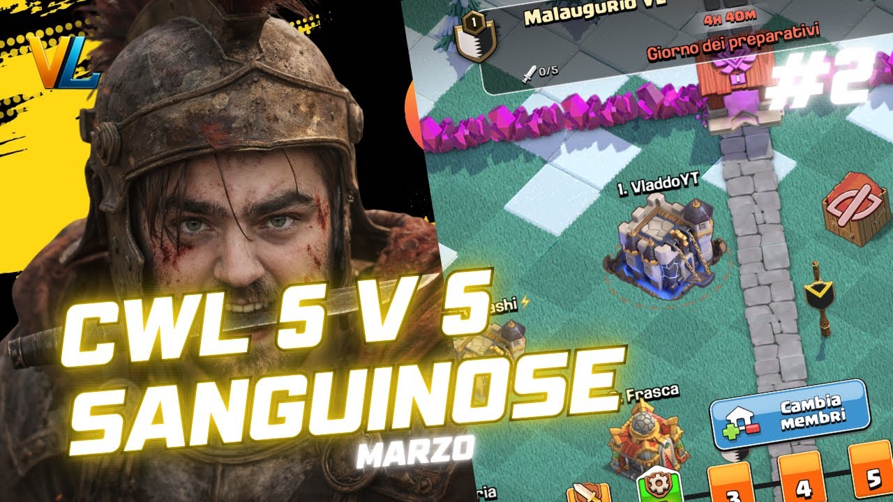 CWL 5v5 | Seconda sfida non facile arriverà la promozione? | Coc Ita