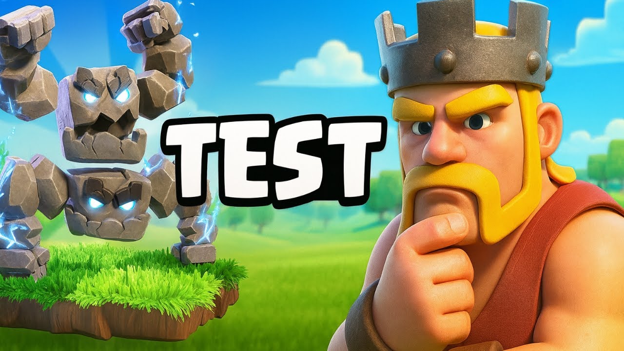 Test con i Golem Meteorici! 🔥
