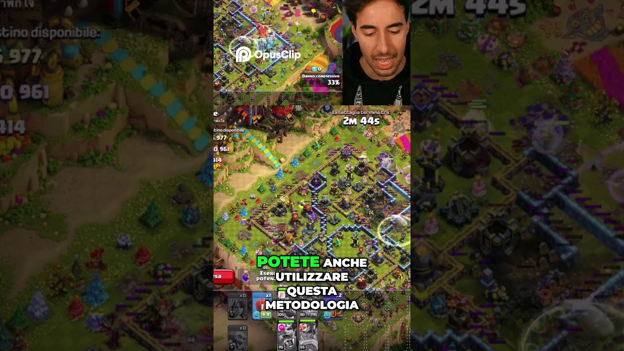 Risorse ILLIMITATE! Trucco Segreto per i Villaggi! #clashofclans #coc #shorts #win