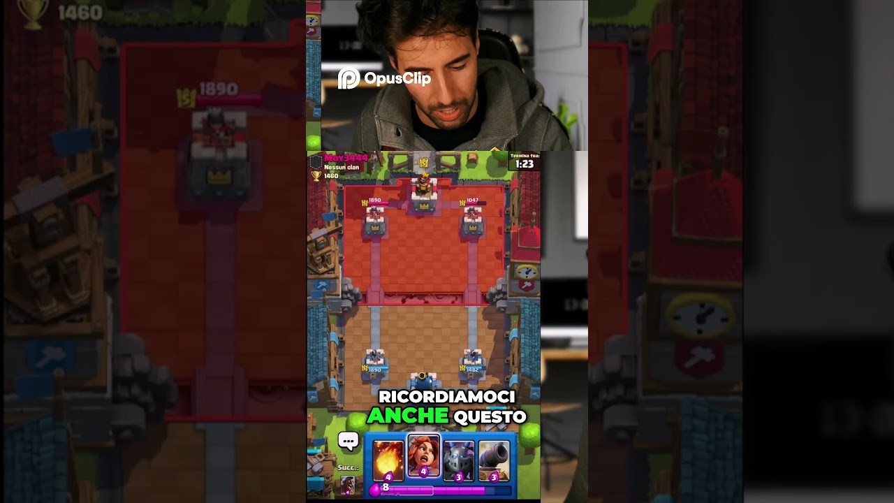 Cannone o Fireball? Strategia Epica! #clashroyale #supercell #win #shorts