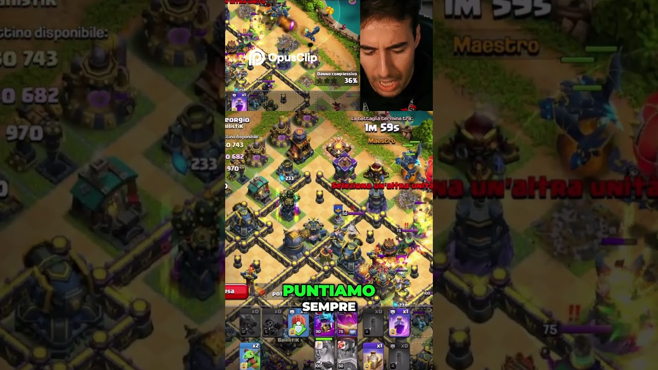 Queen che Punta alle Stelle_ La Mia Strategia! #clashofclans #gaming #coc #shorts