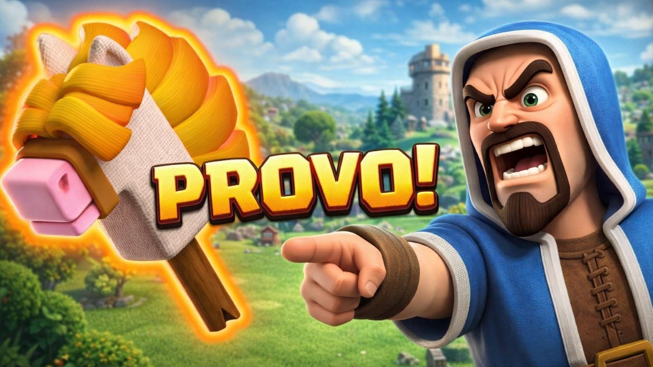 IL RE BARBARO ORA VOLA! 🐎 Il "Cavalluccio" è ROTTO! - Clash of Clans ITA