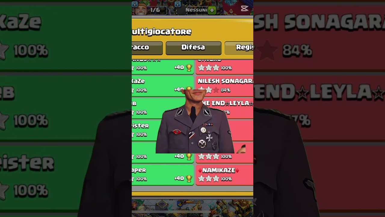 ciolone di fuori #clashofclans #clashofclansitalia #memes #coc #gaming