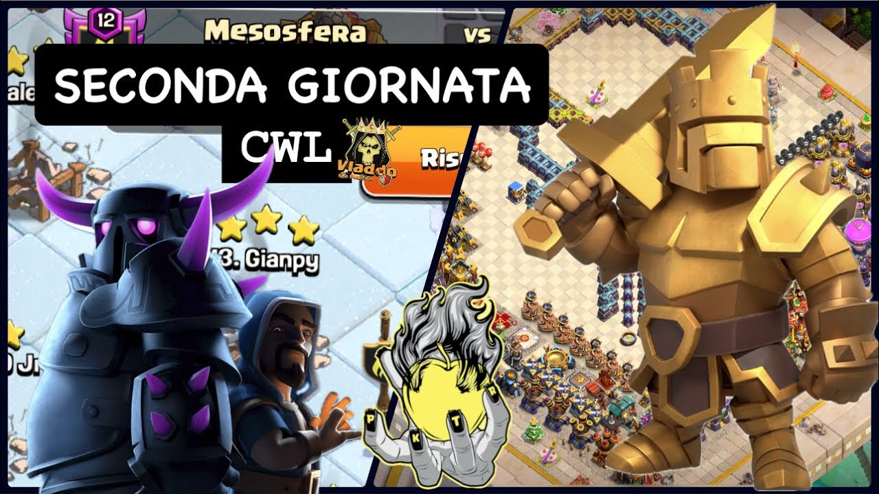 Seconda incredibile giornata di Cwl | attacchi e piccola analisi | Clash Of Clans